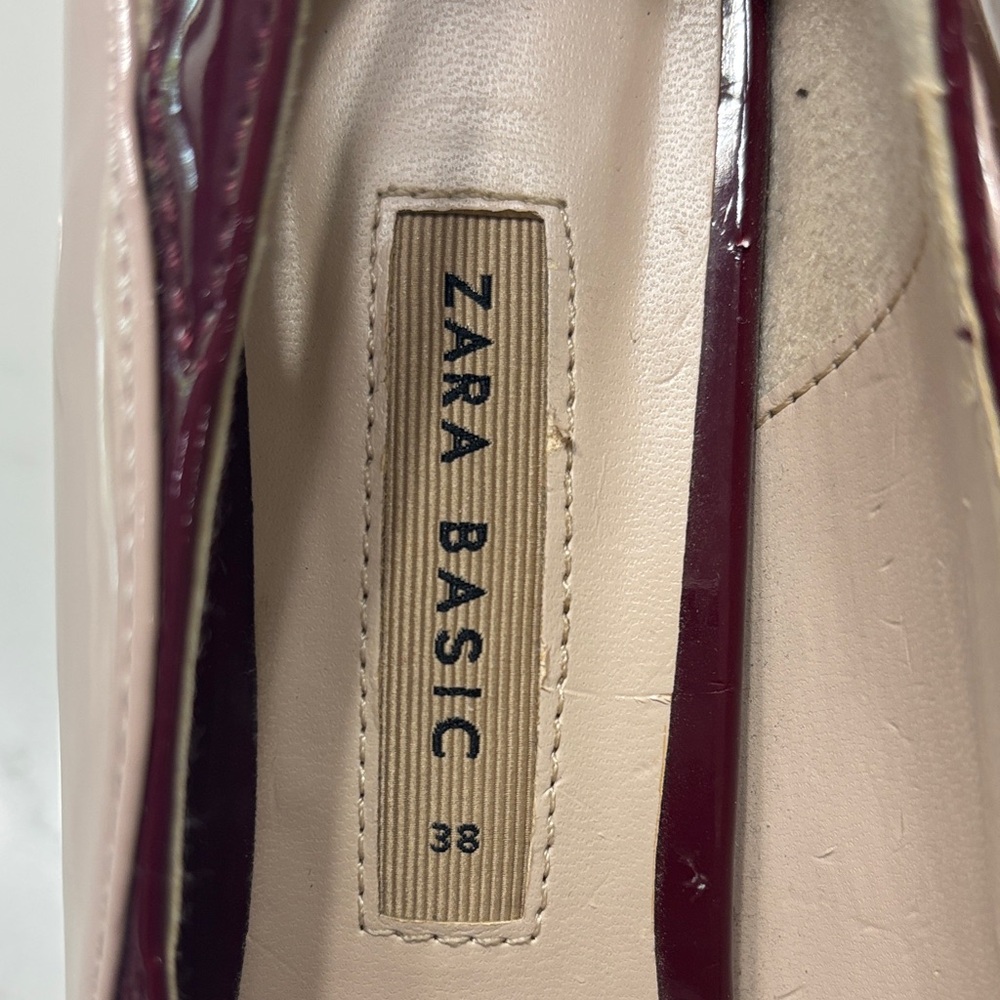 Zara Women's Blush and Wine Heels - Picture 13 of 13